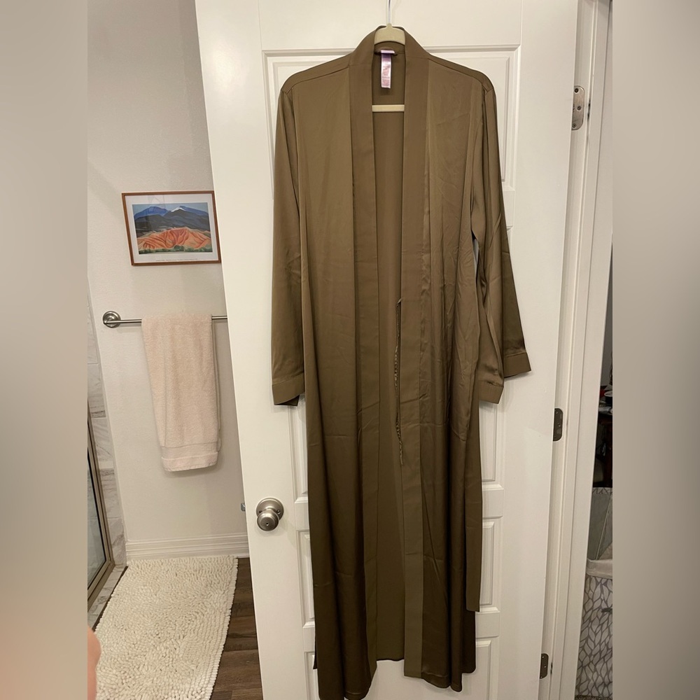 Savage X Fenty Maxi Robe Military Green size M/L